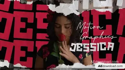 Collage Elements Crumple Tape Freeze Frame Openers template preview