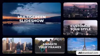 Collage Opener | Multiscreen Slideshow Openers template preview