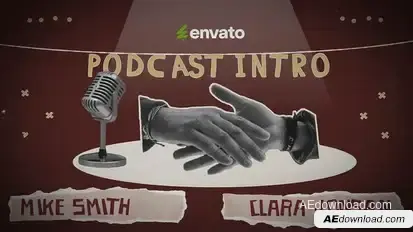 Collage Podcast Intro Openers template preview