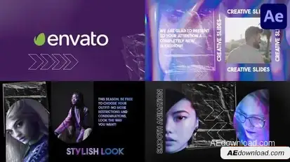 Collage Slideshow for After Effects Openers template preview