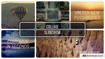 Collage Slideshow | Split Screen Opener Openers template preview