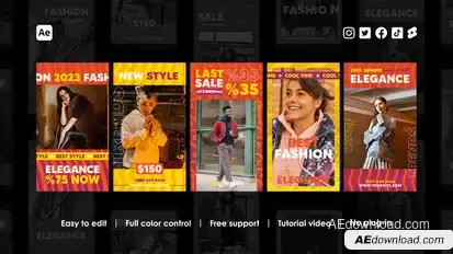Collection Instagram Stories Product Promo template preview