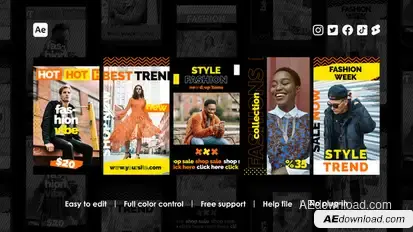 Collection Instagram Stories Product Promo template preview