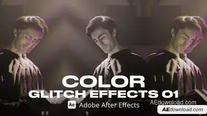 Color Glitch Effect 01 Ae Elements template preview