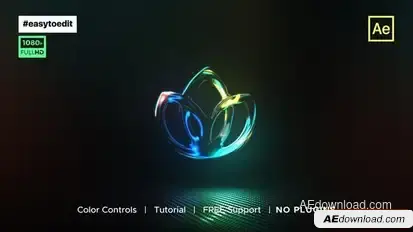 Color Pulse Logo Reveal Logo Stings template preview