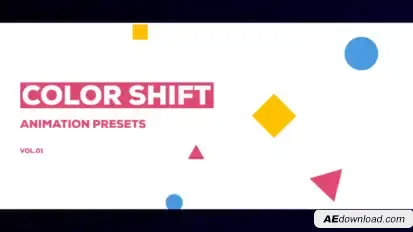 Color Shift Motion Presets Vol. 01 Elements template preview