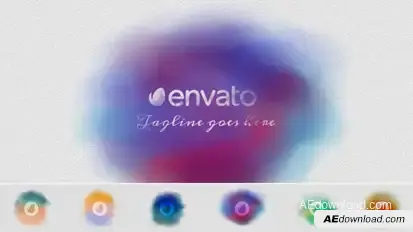 Color Spot Logo Reveal Logo Stings template preview