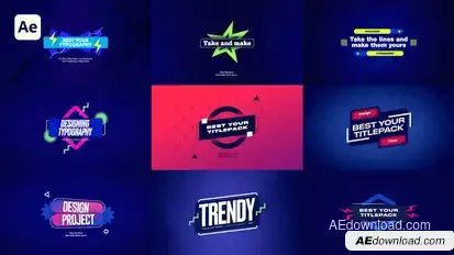 Color Titles Titles template preview