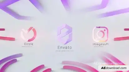 Colored Corporate Logo Logo Stings template preview