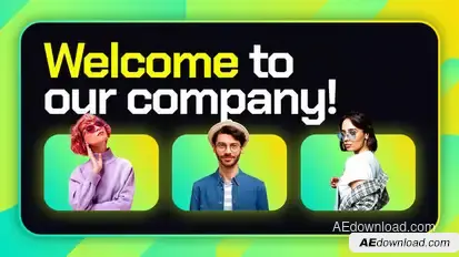 Colorful  Agency Slideshow Promo Video Displays template preview