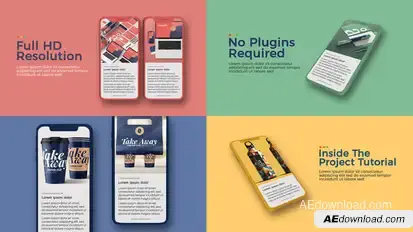 Colorful App Presentation Product Promo template preview