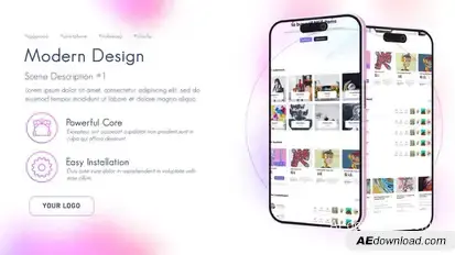 Colorful App Presentation Product Promo template preview