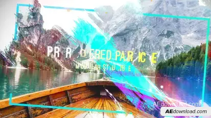 Colorful Brush Opener Openers template preview