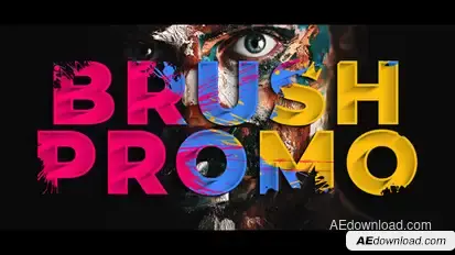 Colorful Brush Promo Openers template preview