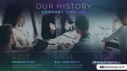 Colorful Business Promo Video Displays template preview