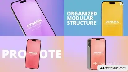 Colorful Dynamic Mobile Promo Product Promo template preview