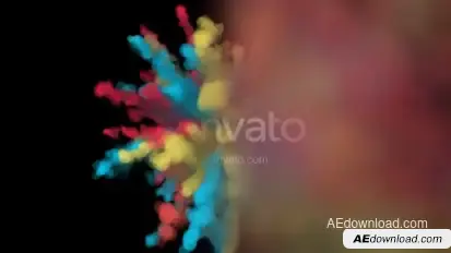 Colorful Explosion Logo Logo Stings template preview