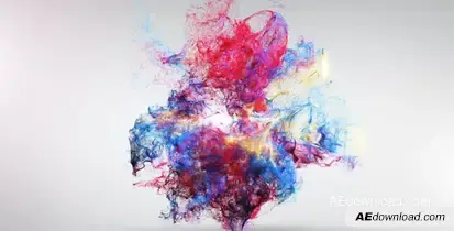 Colorful Explosion Logo Reveal Logo Stings template preview