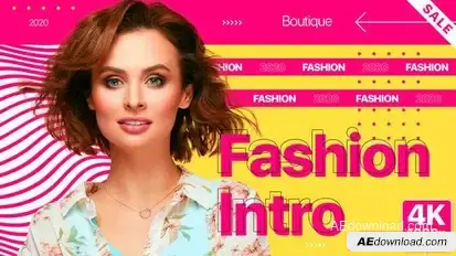 Colorful Fashion Intro Openers template preview