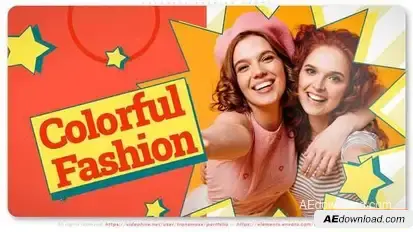Colorful Fashion Promo Openers template preview
