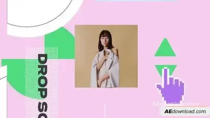 Colorful Geometry Intro Openers template preview