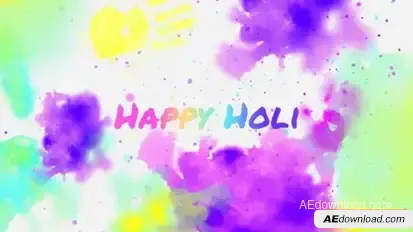 Colorful Holi Opener Openers template preview