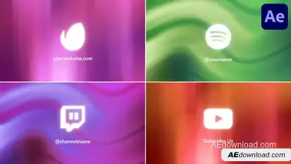 Colorful Logo Pack for After Effects Logo Stings template preview
