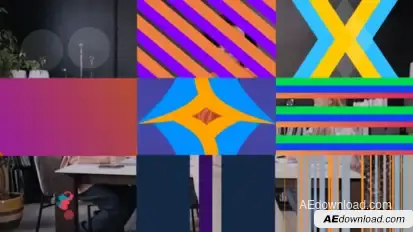 Colorful Logo Transitions Elements template preview