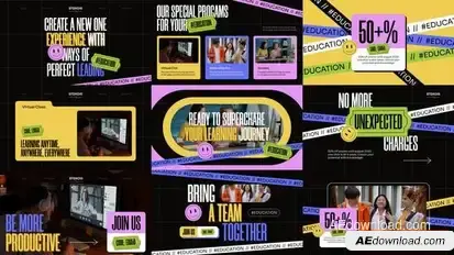 Colorful Online Course Openers template preview