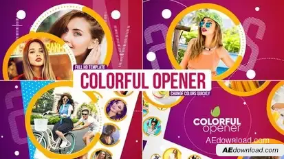 Colorful Opener Openers template preview