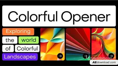 Colorful Opener Openers template preview