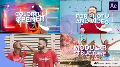 Colorful Opener | After Effects Openers template preview