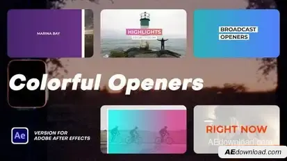 Colorful Openers Openers template preview