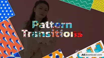 Colorful Pattern Transitions Elements template preview
