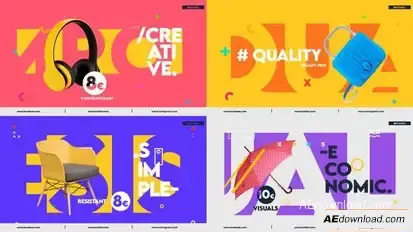 Colorful Product Promo Openers template preview