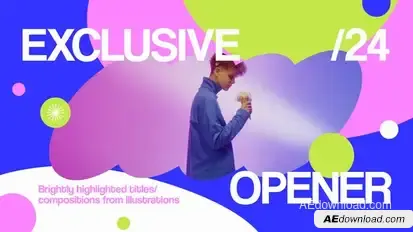 Colorful Promo Openers template preview