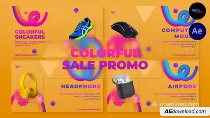Colorful Sale Promo Product Promo template preview