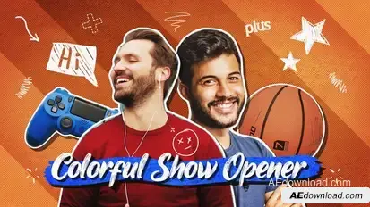 Colorful Show Opener Openers template preview