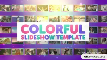 Videohive Colorful Slideshow 22043785 Video Displays template preview