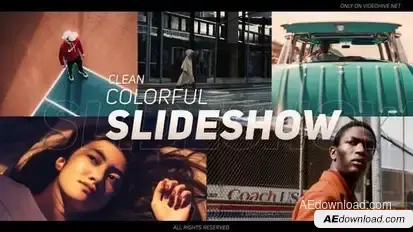 Colorful Slideshow Openers template preview