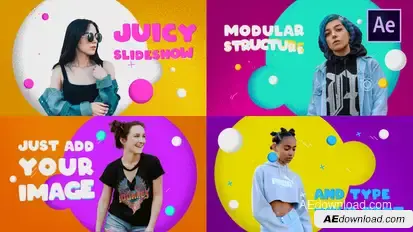 Colorful Slideshow | After Effects Openers template preview