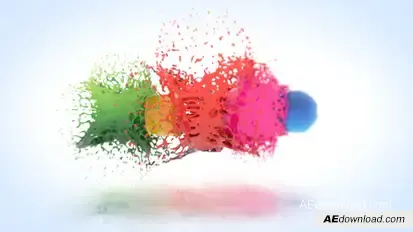 Colorful Splatter Logo Reveal Logo Stings template preview