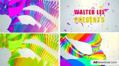 Colorful Tentacle Logo Reveal Logo Stings template preview
