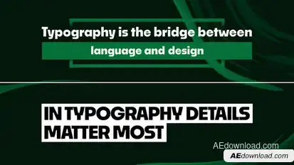 Colorful Text Animations Titles template preview