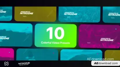 Colorful Typography Vol. 02 Titles template preview