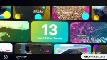 Colorful Typography Vol. 03 Titles template preview