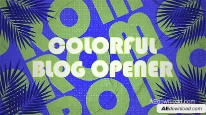 Videohive Colorful Youtube Blog Opener 53215074 Openers template preview