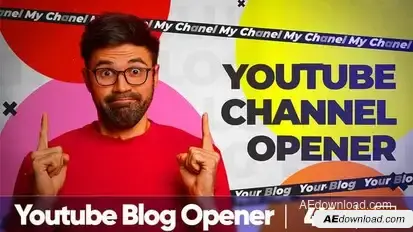Colorful Youtube Blog Opener Openers template preview