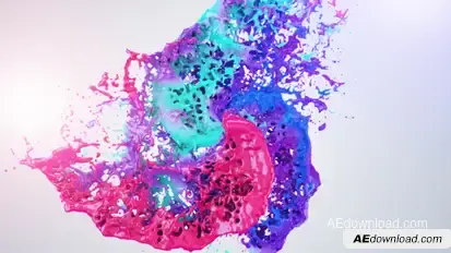 Colors Of Liquid Logo Reveal Logo Stings template preview