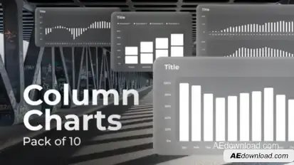 Column Charts Infographics template preview